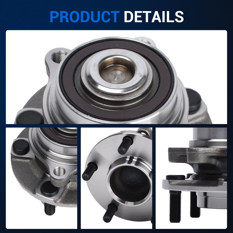 Autoround 513268 Front Wheel Hub and Bearing Assembly Fit for 2003-07 Infiniti G35, 2003-09 350Z - Image 4